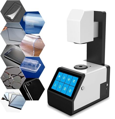 ASTM&ISO Hazemeter Two Apertures Haze Meter with Touch Screen Double Calibers 21mm 7mm Test Parameter ASTM and ISO(Haze),Transmittance(T) for Glass,Plastic,Film,Display Screen,Packaging,Etc in Kuwait