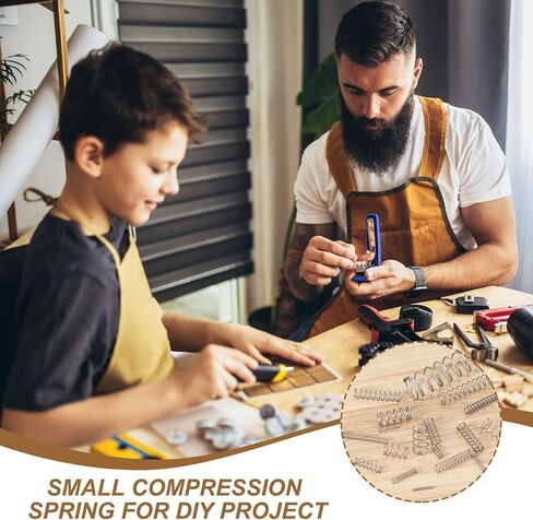 meccanixity ضغط صغير ربيع 10 مم OD 0.7 مم قطر سلك 20 مم طول حرة 304 امتداد الفولاذ المقاوم للصدأ ربيع لمشاريع المنزل لمشاريع DIY (نغمة الفضة ، حزمة 10) in Kuwait