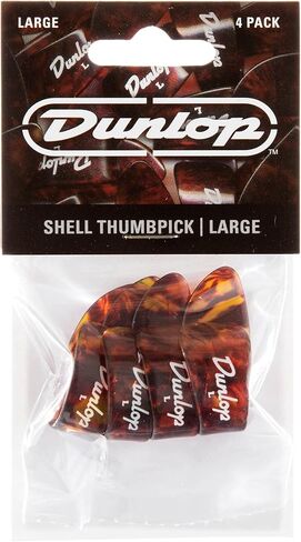 Jim Dunlop 9023p shell shell thumbpicks ، حزمة كبيرة ، 4/لاعب in Saudi Arabia