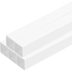 MECCANIXITY 5pcs 20" Plastic Model Tube ABS Solid Square Bar 0.4"x0.4" White Easy Processing for Architectural Model Making DIY in Saudi Arabia