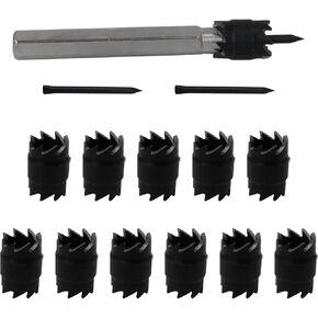 2024 Upgraded 3/8" Spot Weld Cutter Remover Drill Bits Hex Sheet Metal Hole Cutter Remover, Spot Weld Cutter Sets Double Sided (14-Pack) in Kuwait