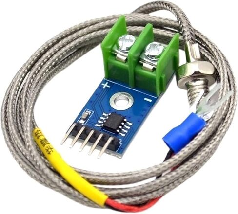 MAX6675 Module + K Type Thermocouple Thermocouple Sensor 0-800 Degrees Module 1PCS(Cable) in Saudi Arabia