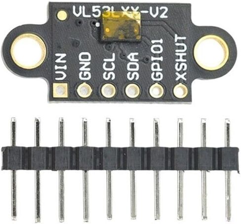 VL53L0X (TOF) LASER RANGING SENSOR Breakout 940NM GY-VL53L0XV2 المسافة بالليزر الوحدة النمطية I2C IIC 3.3V/5V 2PCS (VL53L0X الأرجواني) in Saudi Arabia