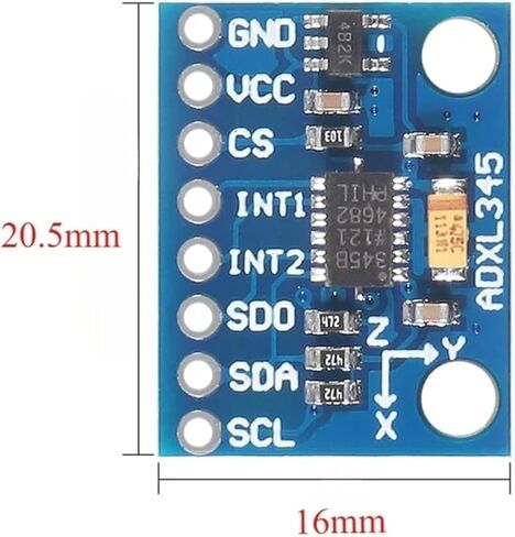 GY-291 ADXL345 Digital TILL TILT MODULE IIC/SPI مستشعر 1PCS in Saudi Arabia