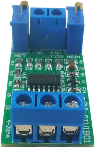 0-5V 10V 24V إلى 4-20MA النطاق الجهد القابل للتعديل إلى وحدة محول V/I الحالية المرسل (2pcs 0-10V) in Kuwait