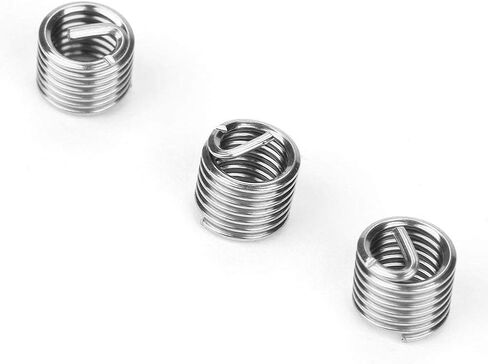 100pcs M5 سلك الفولاذ المقاوم للصدأ سلك حلزوني إدراج مجموعة إصلاح (M5x0.8x1.5d) in Saudi Arabia