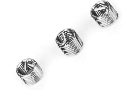 100pcs M5 سلك الفولاذ المقاوم للصدأ سلك حلزوني إدراج مجموعة إصلاح (M5x0.8x1.5d) in Saudi Arabia