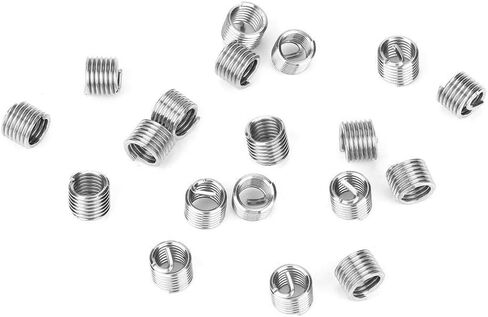 100pcs M5 سلك الفولاذ المقاوم للصدأ سلك حلزوني إدراج مجموعة إصلاح (M5x0.8x1.5d) in Saudi Arabia