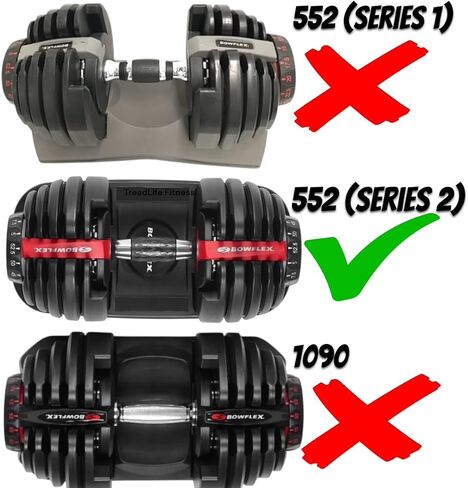 SelectTech 552 (Series 2) لوحة الوزن - استبدال Bowflex 552 (Series 2) Dummbells القابلة للتعديل - (اختر لوحةك) in Saudi Arabia