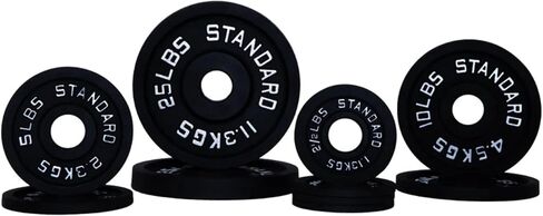 Weight Plate Pairs and Sets from Barbell Standard | Powder Coated & Extremely Durable | Fits 2" Olympic Barbells | 2% Tolerance Guarantee in Saudi Arabia