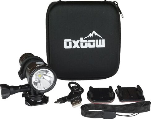 Maverick Dirt Bike Helmet Light Kit with Rechargeable Battery, Compatible with GoPro Mounts, 1000 Lumens, 1.5 Hours on High Beam in Saudi Arabia