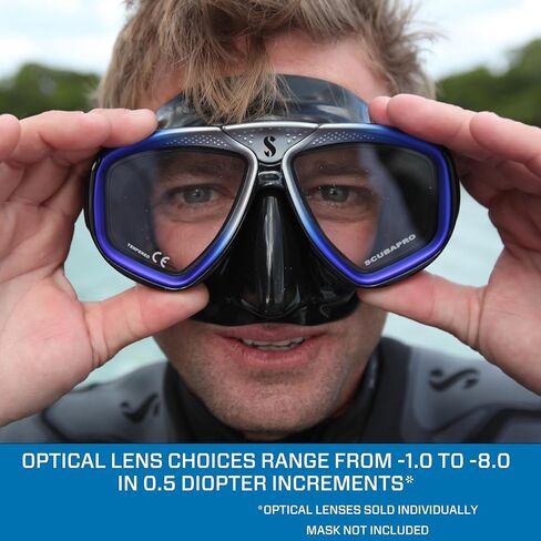 SCUBAPRO Optical Lens for Zoom Scuba Mask for Nearsighted Divers, Interchangeable Left or Right, -4.5 in Saudi Arabia
