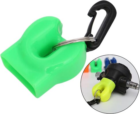 Diving Octopus Holder 2nd Stage Regulator Octopus Mouthpiece Cover with Clip Fits On Most Standard Mouthpiece in Saudi Arabia