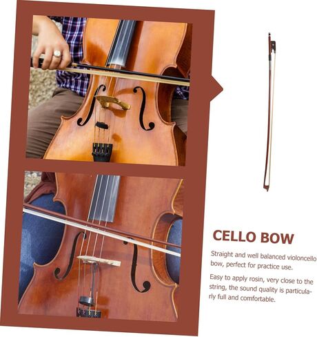 TOYANDONA Brazilian Bow Horsetail Hair Practice Accessory for Enhanced Technique and Expression for Beginners and Experienced Players in Kuwait