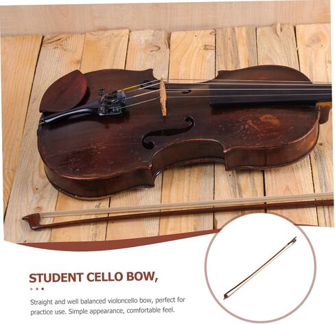 TOYANDONA Brazilian Bow Horsetail Hair Practice Accessory for Enhanced Technique and Expression for Beginners and Experienced Players in Kuwait