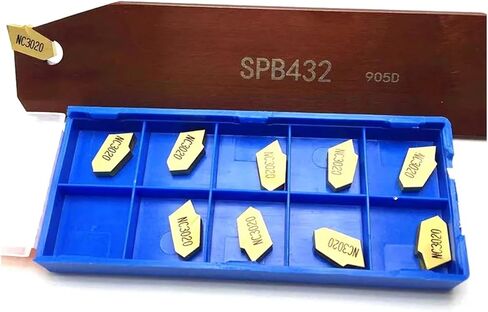 SPB226 SPB332 1pc+10pcs SP200 SP300 SP400 Set Grooving SPB Slotting and Cutting Insert Lathe CNC SPB Tool Holder(SPB32-2 (SPB232),SP200 NC3020) in Saudi Arabia