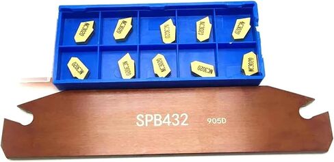 SPB226 SPB332 1pc+10pcs SP200 SP300 SP400 Set Grooving SPB Slotting and Cutting Insert Lathe CNC SPB Tool Holder(SPB32-2 (SPB232),SP200 NC3020) in Saudi Arabia