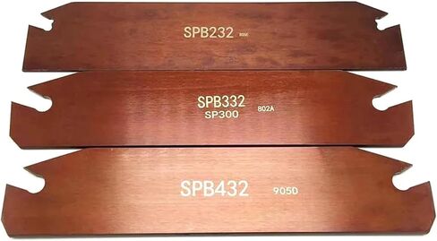 SPB226 SPB332 1pc+10pcs SP200 SP300 SP400 Set Grooving SPB Slotting and Cutting Insert Lathe CNC SPB Tool Holder(SPB32-2 (SPB232),SP200 NC3020) in Saudi Arabia