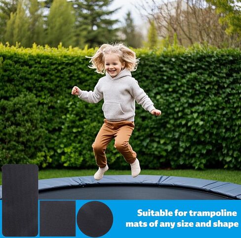 6pcs Self Adhesive Trampoline Patch Repair Kit with Scraper, 3 Shape Trampoline Accessories for Repairing Tears or Holes in Mats in Saudi Arabia