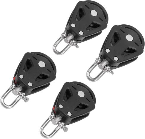 1pc Pulley Stainless Steel Wearproof Heavy Duty High Load Capacity Kayak Pulley Block Reduce Noise Silent for Canoes in Saudi Arabia