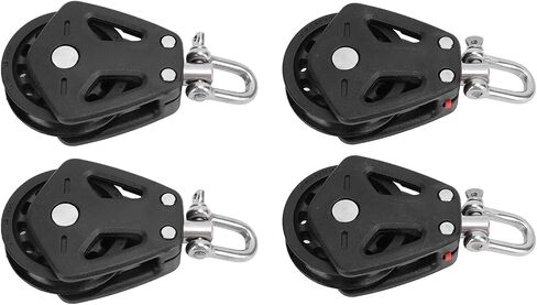 1pc Pulley Stainless Steel Wearproof Heavy Duty High Load Capacity Kayak Pulley Block Reduce Noise Silent for Canoes in Saudi Arabia