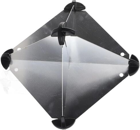 1pcs 12 x 12 Inches Octahedral Type Aluminium Radar Reflectors Kit Reflection 5 Square Metre Sailboats Motorboats Boat Accessories in Saudi Arabia