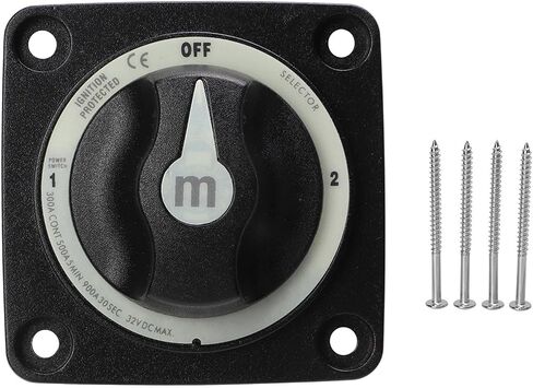 300A Battery Selector Disconnect Switch Heavy Duty 3 Position Battery Cut Off Switch RV Boat Accessories in Saudi Arabia