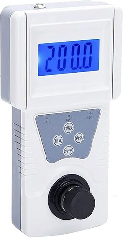 Portable Turbidity Meter, Handheld Digital Turbidity Tester, Measuring Range 0-400 NTU, 90° Scattered Light, Accuracy 0.01, Repeatability ≤2%, for Sewage Treatment, Water Quality Testing in Saudi Arabia