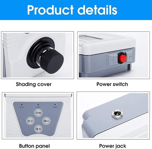 Portable Turbidity Meter, Handheld Digital Turbidity Tester, Measuring Range 0-400 NTU, 90° Scattered Light, Accuracy 0.01, Repeatability ≤2%, for Sewage Treatment, Water Quality Testing in Saudi Arabia