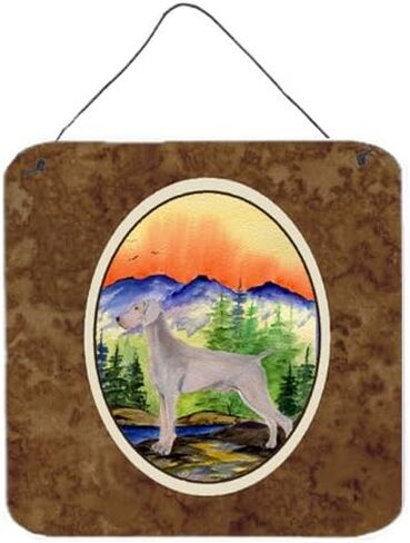 6 in. Weimaraner Aluminium Metal Wall Or Door Hanging Prints in Saudi Arabia