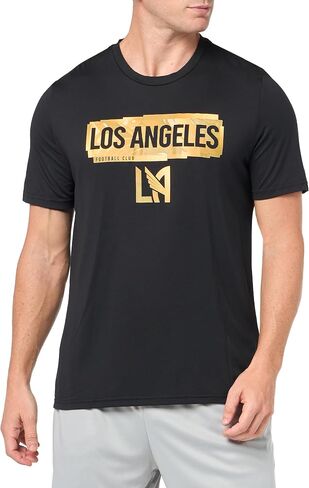 adidas Men's Los Angeles Football Club Lafc MLS Short Sleeve T-Shirt in Saudi Arabia