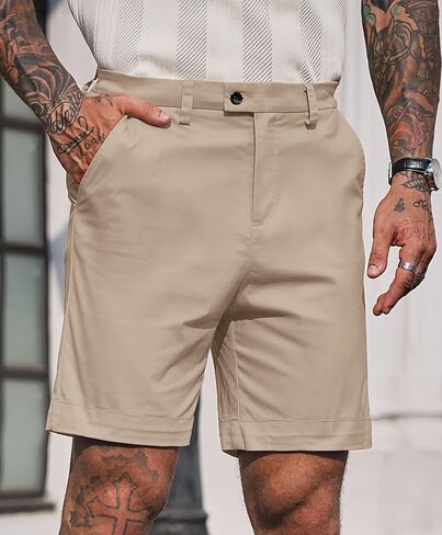 شورت شورت رفيع النحيف 6 بوصة من الصين غير الرسمي مع سروال قصير الصيف في صيف الجيب (S-XXL) in Kuwait