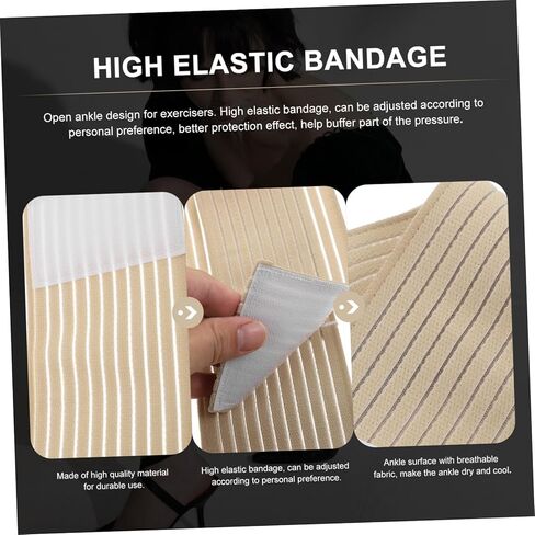 Skin Color Adjustable Compression Ankle Brace Strap Sports Ankle Support for Injury Prevention and Stabilization Breathable Foot Sleeve for Men and Women in Saudi Arabia