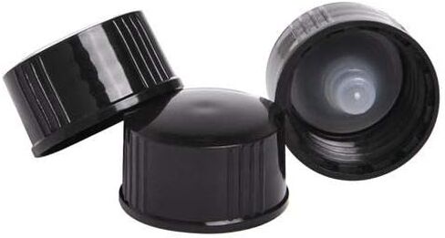 144 PCS, 17mm X 60mm [2 Dram, 8ml] Amber Glass Vials with Plastic Cone Liner Cap in Saudi Arabia