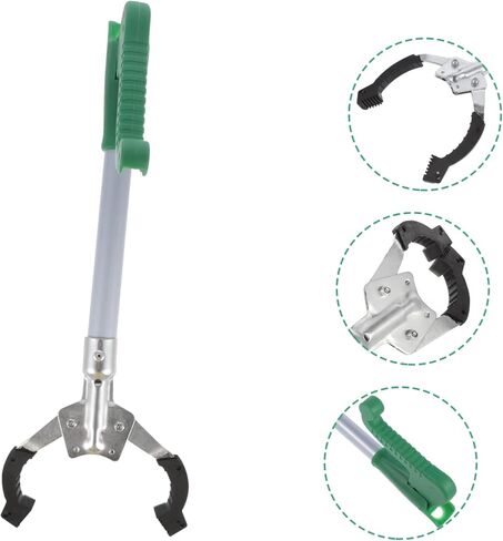 Cabilock 1pc Trash Pickup Tool Aluminum Alloy Rod Clamp Simple Design Comfortable to Hold in Saudi Arabia