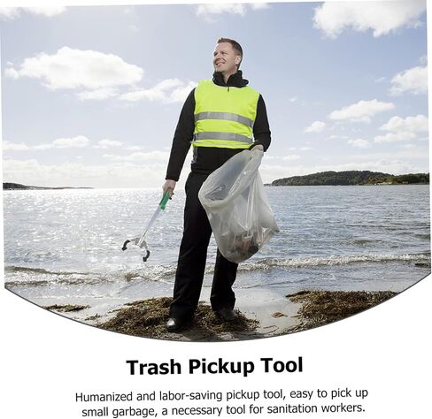 Cabilock 1pc Trash Pickup Tool Aluminum Alloy Rod Clamp Simple Design Comfortable to Hold in Saudi Arabia
