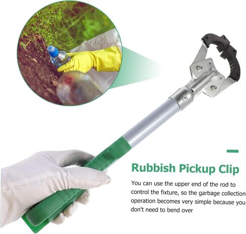 Cabilock 1pc Trash Pickup Tool Aluminum Alloy Rod Clamp Simple Design Comfortable to Hold in Saudi Arabia