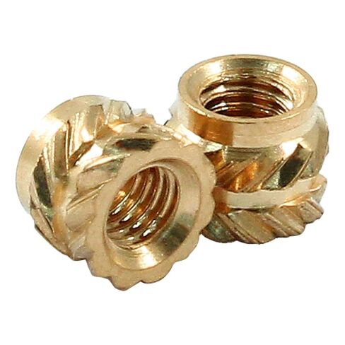 120 Pcs M3 Threaded Inserts, M3x5x5 Brass Heat Set Insert Metric knurled Nuts in Kuwait