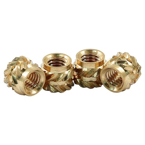 120 Pcs M3 Threaded Inserts, M3x5x5 Brass Heat Set Insert Metric knurled Nuts in Kuwait