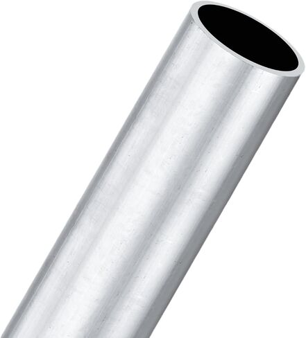 2-Pack 100mm 6063 Aluminum Round Tube, 32mm ID 35mm OD Seamless Aluminum Tubing for Construction/Machining/DIY Crafting, Metal Straight Pipe [1.26"x1.38"x4"] in Saudi Arabia