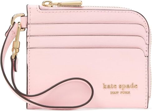 kate spade new york Devin Painterly Bouquet Embossed Smooth Leather Coin Card case Wristlet, Cedar Stand Multi in Saudi Arabia
