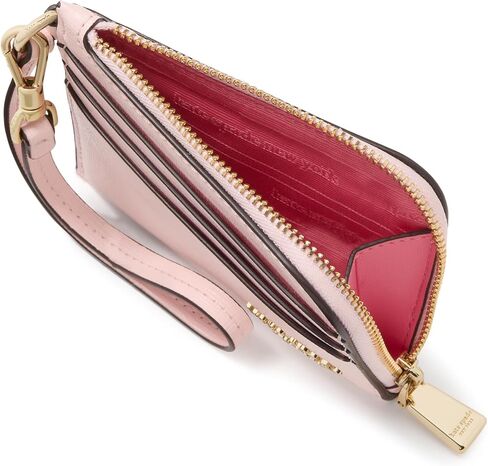 kate spade new york Devin Painterly Bouquet Embossed Smooth Leather Coin Card case Wristlet, Cedar Stand Multi in Saudi Arabia
