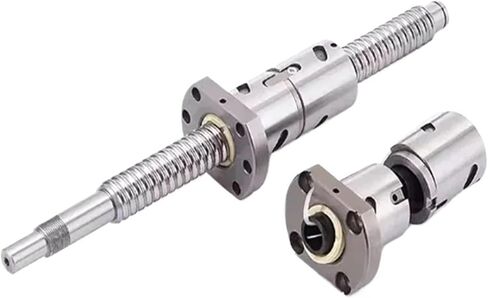 Metal Ball Screw nut DFU2005 150-1000mm Ball Screw Double Nut Ball Screw Set End Processing Coupler Nut for Stepper Servo Motor(900mm) in Saudi Arabia