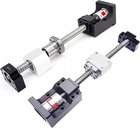 Metal Ball Screw nut Left Hand Ball Screw SFU2510 200mm-1000mm Ball Screw Kits and HM20-86 C5+BF20 End Support Kits Use for Engraving Machine Accessorie(750mm) in Saudi Arabia