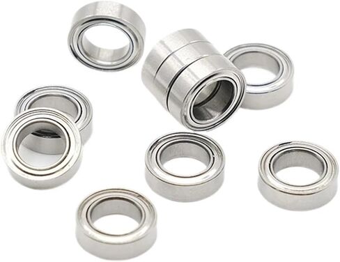 10pcs smr106zzw2.5 محامل مصغرة 6x10x2.5 مم ABC-7 كرة من الفولاذ المقاوم للصدأ تحمل MR106 SMR106 Z ZZ in Saudi Arabia