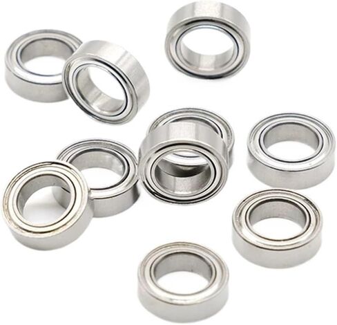 10pcs smr106zzw2.5 محامل مصغرة 6x10x2.5 مم ABC-7 كرة من الفولاذ المقاوم للصدأ تحمل MR106 SMR106 Z ZZ in Saudi Arabia