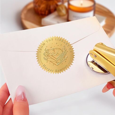 طوابع زفاف مخصصة - زجاجة مخصصة للدعوات والأظرف والمناديل والكتب والطوابع الأولية - هدية ختم الزفاف للأزواج in Kuwait