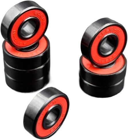 8pcs 608rs محمل الكرة عالية السرعة 8 * 22 * ​​7 8x22x7mm هجينة كرة السيراميك تحمل عجلة لوح التزلج تحمل الصلب ABEC-11 in Saudi Arabia