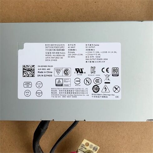 لـ Optiplex 3030 Power Supply HU180EA-00 DPS-180AB -14 A AC180EA-00 D180EA-00 02Y4D5 2Y4D5 0R50PV 08WJ7H in Saudi Arabia