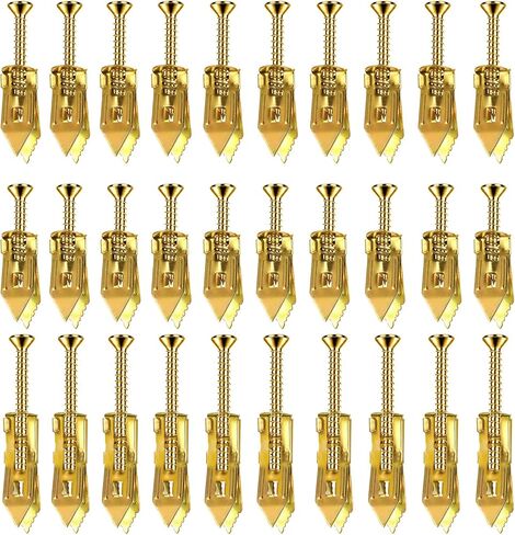 60 PCS حفر ذاتي الحوائط الجافة مع مسامير مرساة المسمار المعدني الثقيلة طقم 3 أحجام التمدد المختلفة in Saudi Arabia